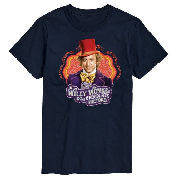 Willy Wonka & The Chocolate Factory - Original Movie Cover - Men's Short Sleeve Graphic T-Shirt