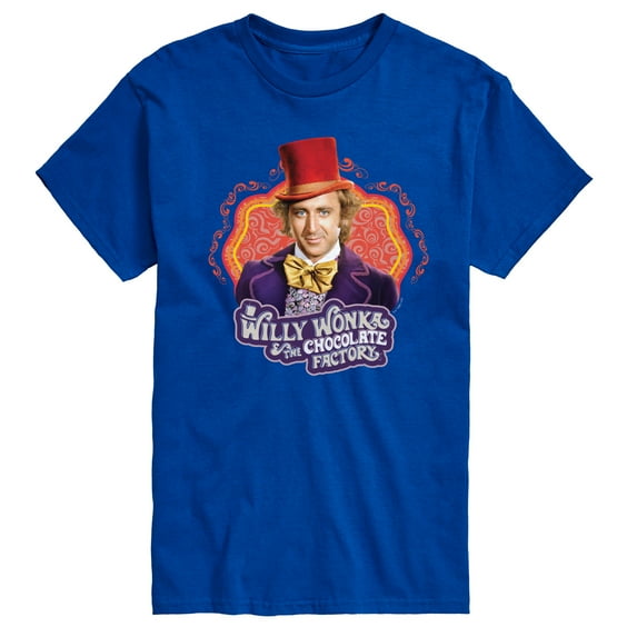 Willy Wonka & The Chocolate Factory - Original Movie Cover - Men's Short Sleeve Graphic T-Shirt