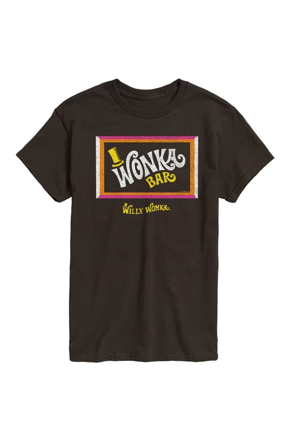 Willy Wonka & The Chocolate Factory - Retro Wonka Bar - Men's Short Sleeve Graphic T-Shirt
