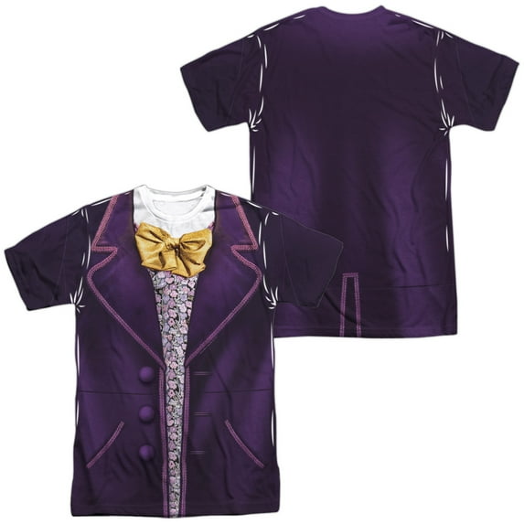 Willy Wonka & The Chocolate Factory Wonka Costume Front/Back Print Front/Back Print Adult T-Shirt X-Large