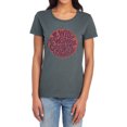 thumbnail image 1 of Willy Wonka and The Chocolate Factory Circle Logo Women's T Shirt, Charcoal, Medium, 1 of 6