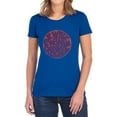 thumbnail image 1 of Willy Wonka and The Chocolate Factory Circle Logo Women's T Shirt, Royal, Medium, 1 of 6