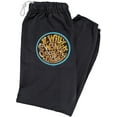 thumbnail image 1 of Willy Wonka and The Chocolate Factory Logo Unisex Jogger Sweatpants for Men and Women, Black, 2X-Large, 1 of 1