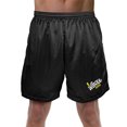 thumbnail image 1 of Willy Wonka and The Chocolate Factory Wonka Bar Logo Mens Lined Mesh Shorts, Black, 2X-Large, 1 of 6