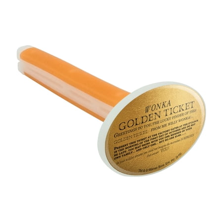 Willy Wonka and the Chocolate Factory Golden Ticket Car Air Freshener Vent Clip