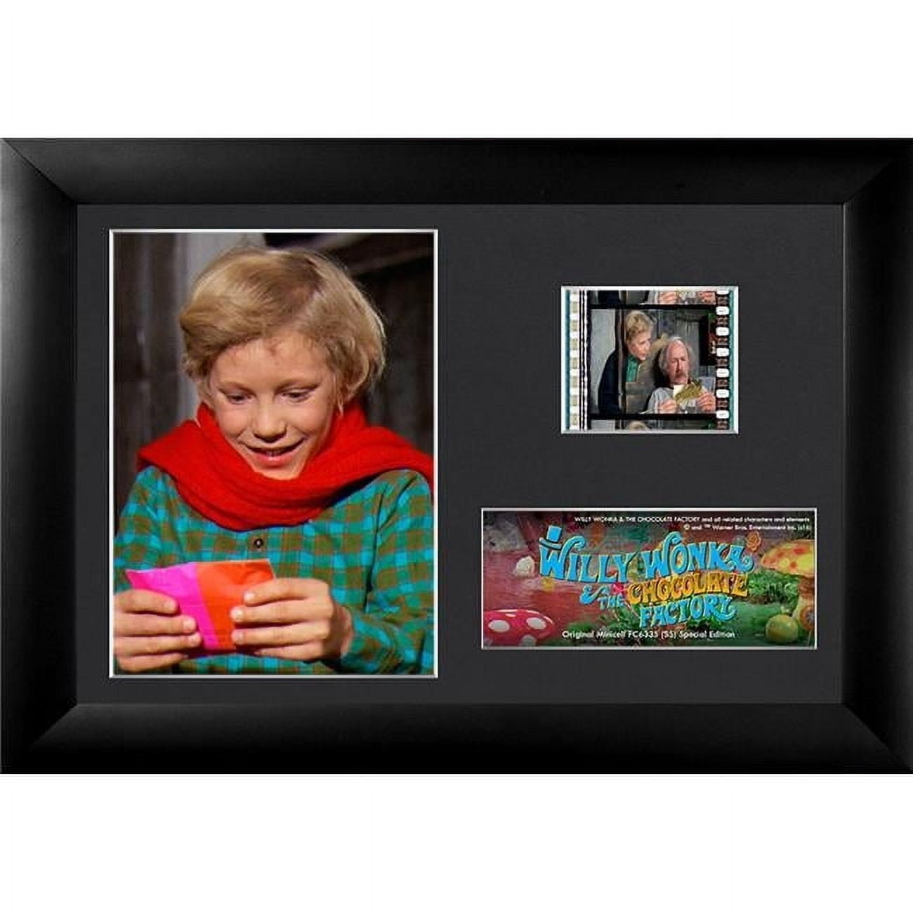 Willy Wonka and the Chocolate Factory (S5) Minicell FilmCells Framed Desktop Presentation