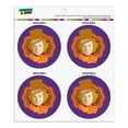 thumbnail image 1 of Willy Wonka and the Chocolate Factory Willy Wonka Refrigerator Fridge Locker Vinyl Circle Magnet Set, 1 of 5