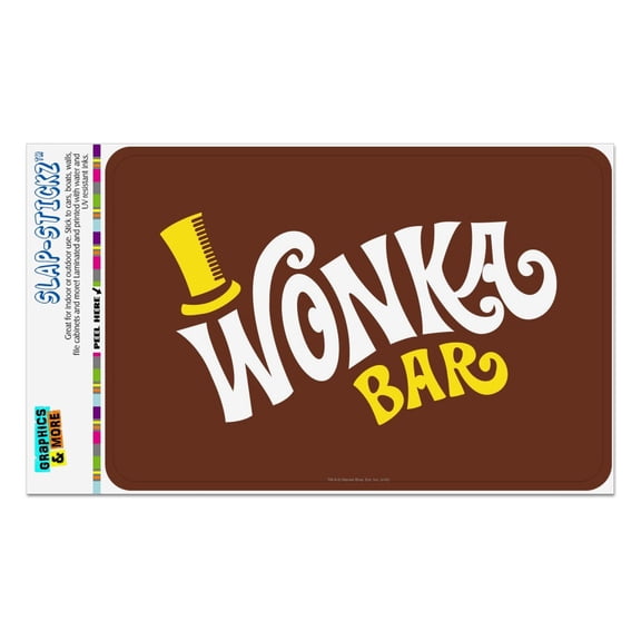 Willy Wonka and the Chocolate Factory Wonka Bar Logo Home Business Office Sign