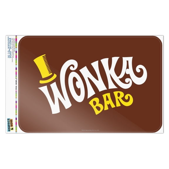 Willy Wonka and the Chocolate Factory Wonka Bar Logo Home Business Office Sign