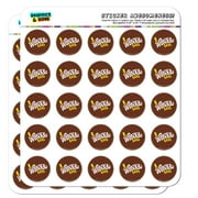 Willy Wonka and the Chocolate Factory Wonka Bar Logo Planner Calendar Scrapbooking Crafting Stickers