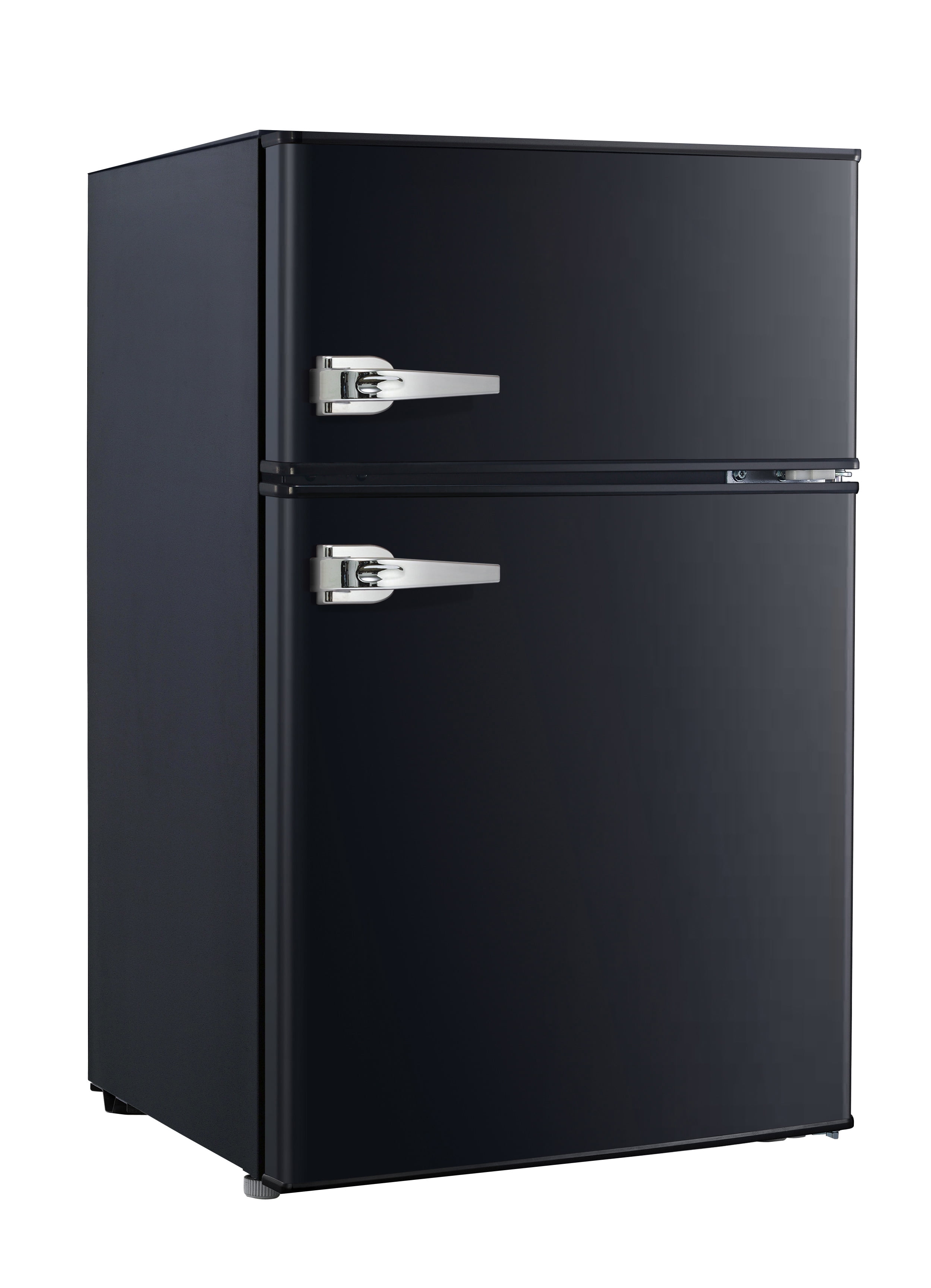 Willz 3.1 Cu. Ft. Two Door Retro Mini Fridge WLR31TBL, Black