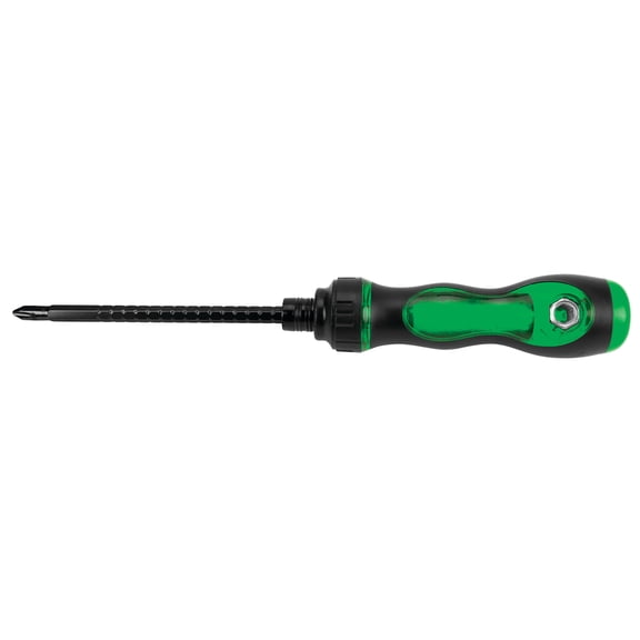 Performance Tool W80037 2-in-1 Ratcheting Screwdriver - Compact and Versatile Tool for Efficient Screwdriving Jobs