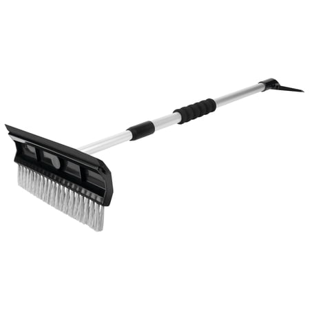 Performance Tool W1465 32.5-43.5-Inch Telescoping Brush and Ice Scraper with Soft Foam Grip Handles and Lightweight Aluminum Construction