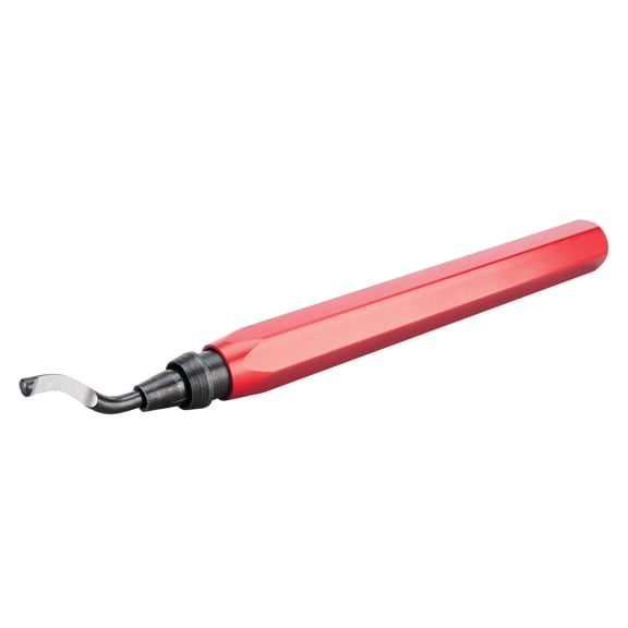 Performance Tool W2960 Pipe Reamer and Deburring Tool for Metal, PVC, and Conduit with Swivel Head and Quick Release Blade Change