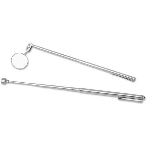 Wilmar Corp Two-Piece Magnetic Pick-Up Tool And Inspection Mirror Set 1478