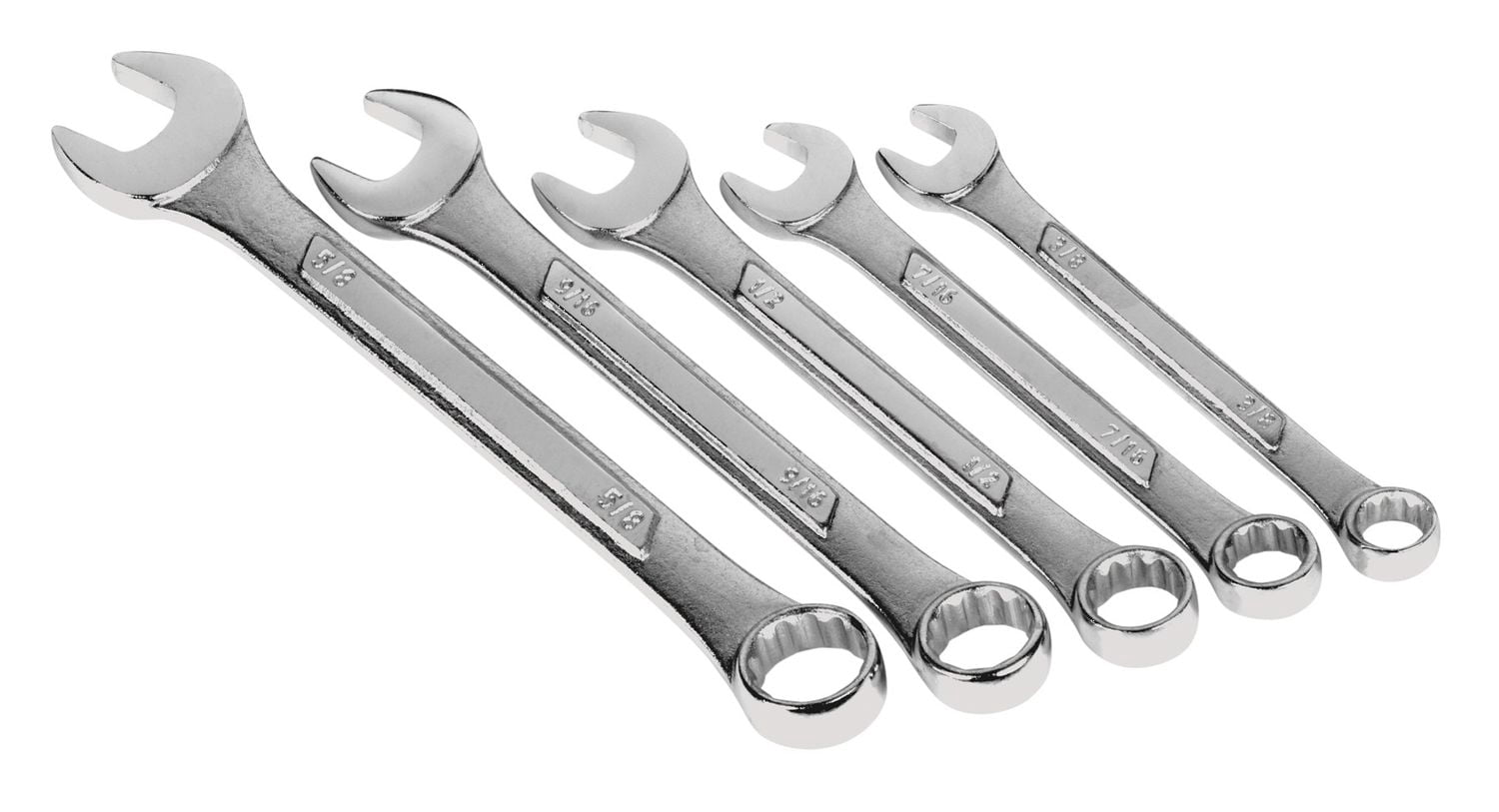 Performance Tool W15P 5 Piece SAE Combo Wrench Set