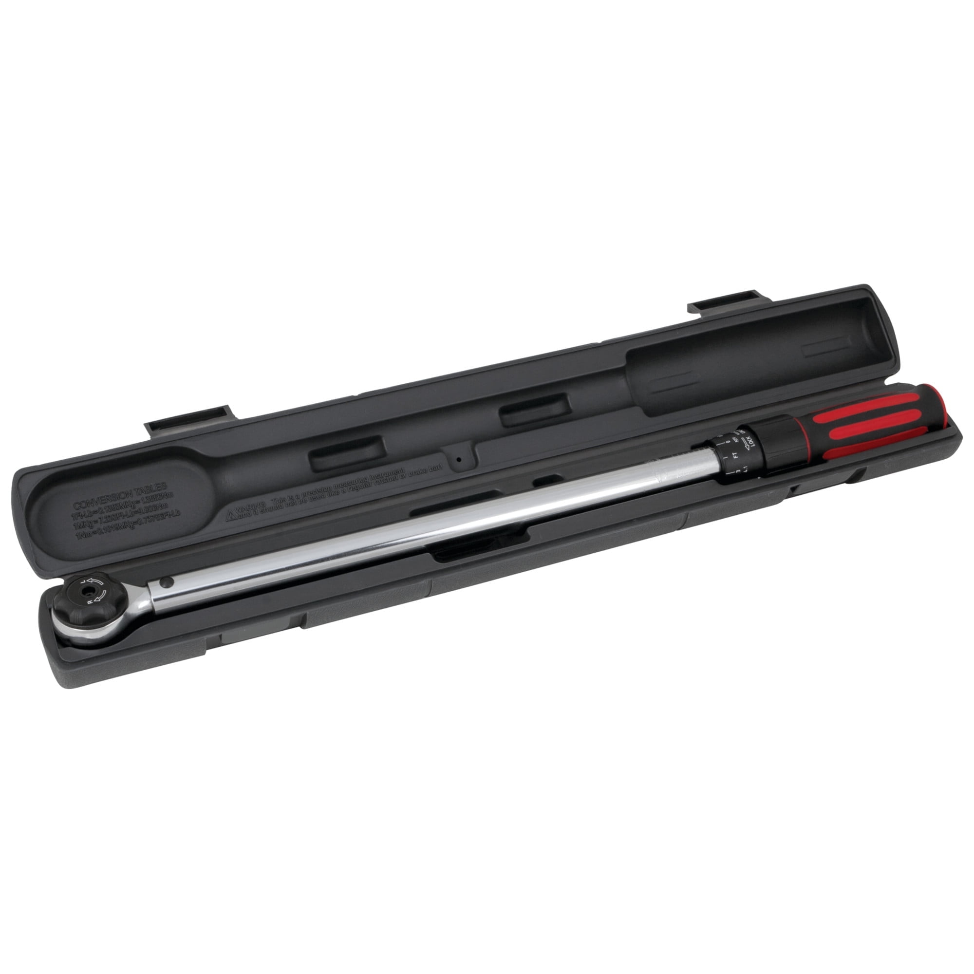 Performance Tool M199 1/2-Inch Drive Click Torque Wrench With Patented Torque Adjusting Locking Collar (25 to 250 ft/lb)