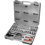 Performance Tool W1198 SAE/Metric 100-Piece Socket 1/4-Inch, 3/8-Inch & 1/2-Inch Drive and Bit Set