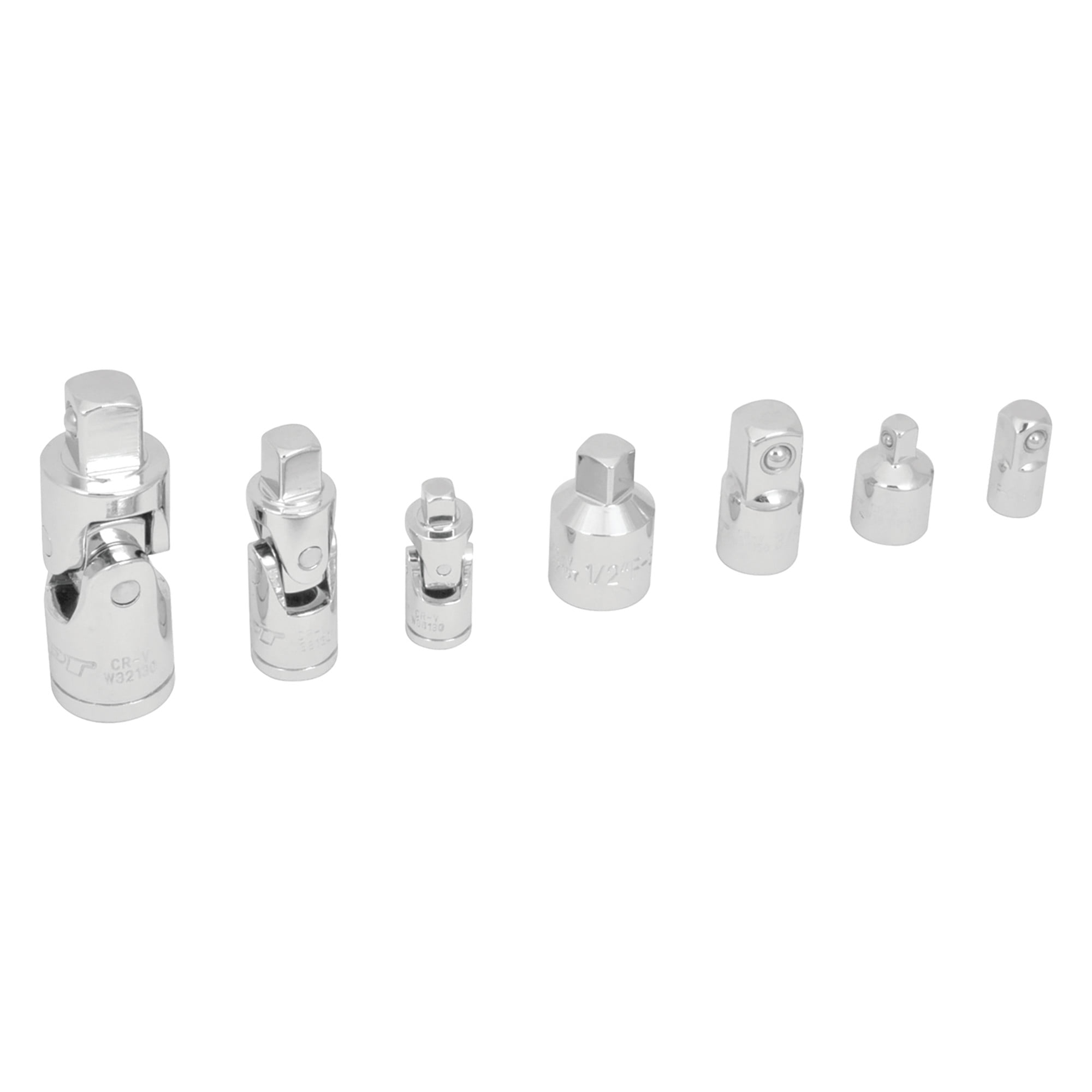 Performance Tool W30935 7 Piece Socket Adpater and U-Joint Set