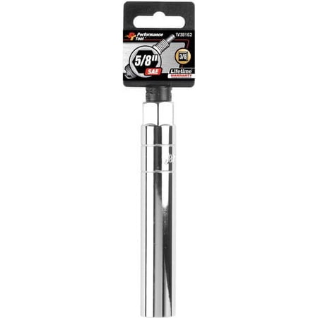 Wilmar Performance Tool W38162 Wilmar 3/8-Inch Drive 5/8-Inch Long Sp Socket