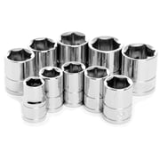 Performance Tool W38202 10 Piece 3/8 Inch Drive MET Socket Set