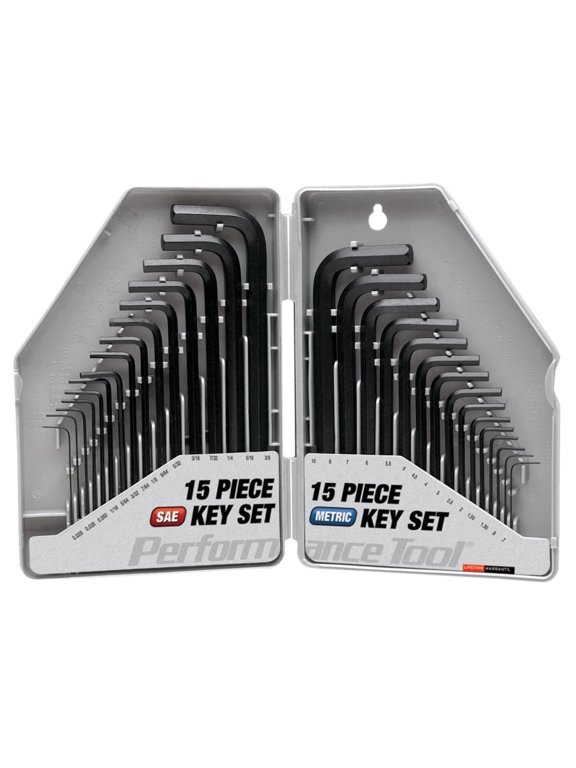 W80288 SAE & Metric Hex Key Set 30-Piece
