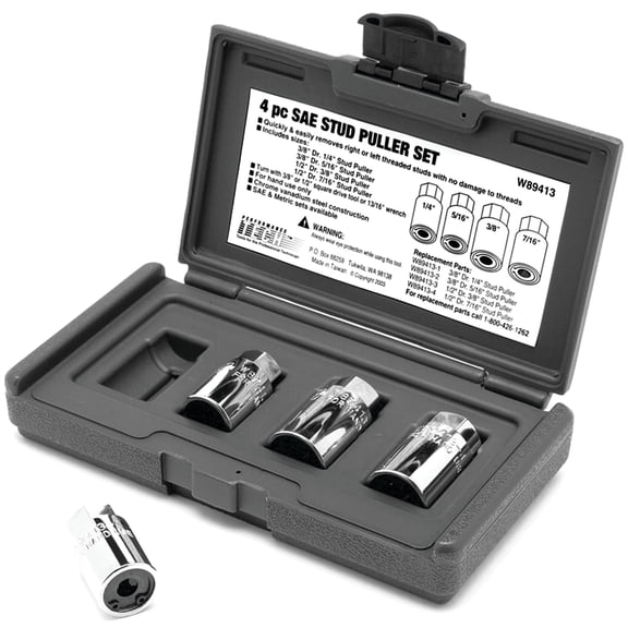 Performance Tool W89413 4-Piece SAE Stud Puller Set