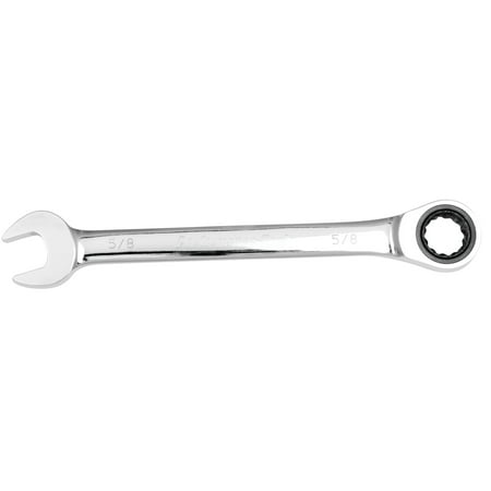 Performance Tool W30256 Professional Chrome Vanadium SAE 5/8-Inch Ratcheting Wrench