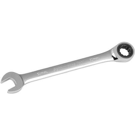 Performance Tool W30352 Professional Chrome Vanadium Metric 12mm Ratcheting Wrench
