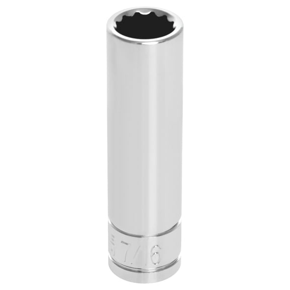Performance Tool W38614 12-Point Socket, 3/8-Inch Drive, 7/16