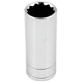 thumbnail image 1 of Wilmar W38624 Chrome Socket, 3/8" Drive, 3/4", 12 Point, Deep, 1 of 2