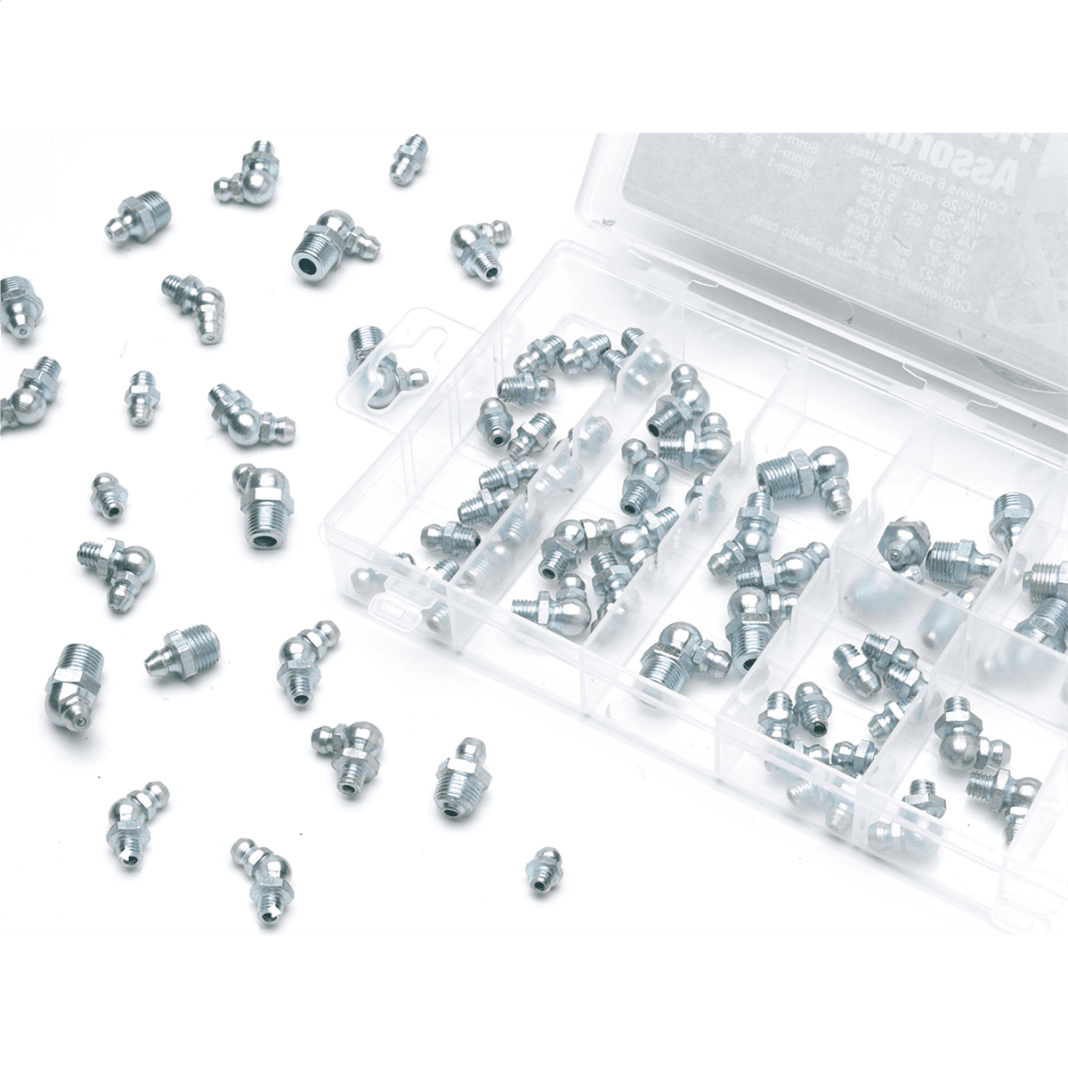 Performance Tool W5215 Performance Tool SAE/MET Grease Fitting Assortment - 70 Piece