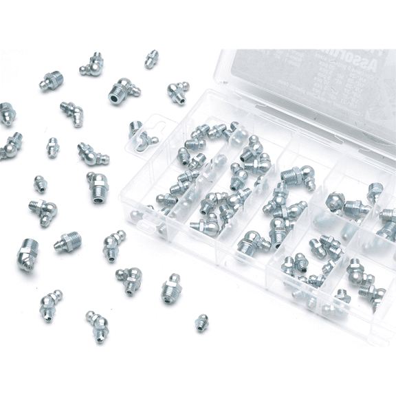 Performance Tool W5215 Performance Tool SAE/MET Grease Fitting Assortment - 70 Piece
