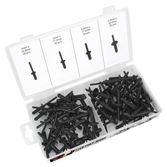 Wilmar W5250 80-pc Poly Rivet Assortmnet