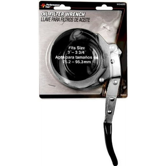Wilmar W54050 Oil Filter Wrench, 3"-3-3/4"