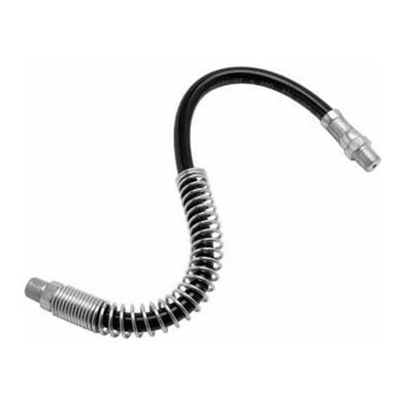 Wilmar W54223 Grease Gun Flex Hose With Spring Guard, 12-In. - Quantity 12