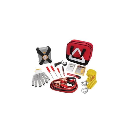 Wilmar W7912 Deluxe Roadside Assistance Vortex Kit, Black & Red - 33 Piece