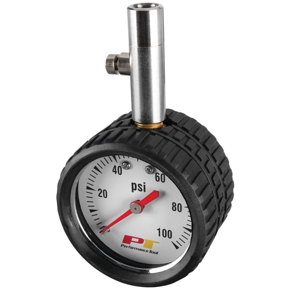 Performance Tool W9106 2-Inch Round Dial Tire Press Gauge
