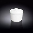 thumbnail image 1 of Wilmax 991183 250 ml Soup Cup with Lid, White - Pack of 36, 1 of 1