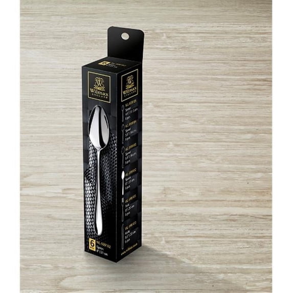 Wilmax 999102 8 in. Dinner Spoon Set of 6 - Pack of 36