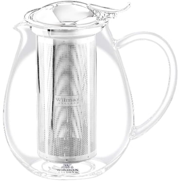 Forlife Bell Glass Teapot With Infuser - 24 Oz, Borosilicate Glass, Lime Green