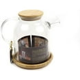 thumbnail image 1 of Wilmax WL-888811/A 54-Ounce Thermo Glass Tea Pot with WL-771030/A Bamboo Plate 6 Inch, 1 of 1
