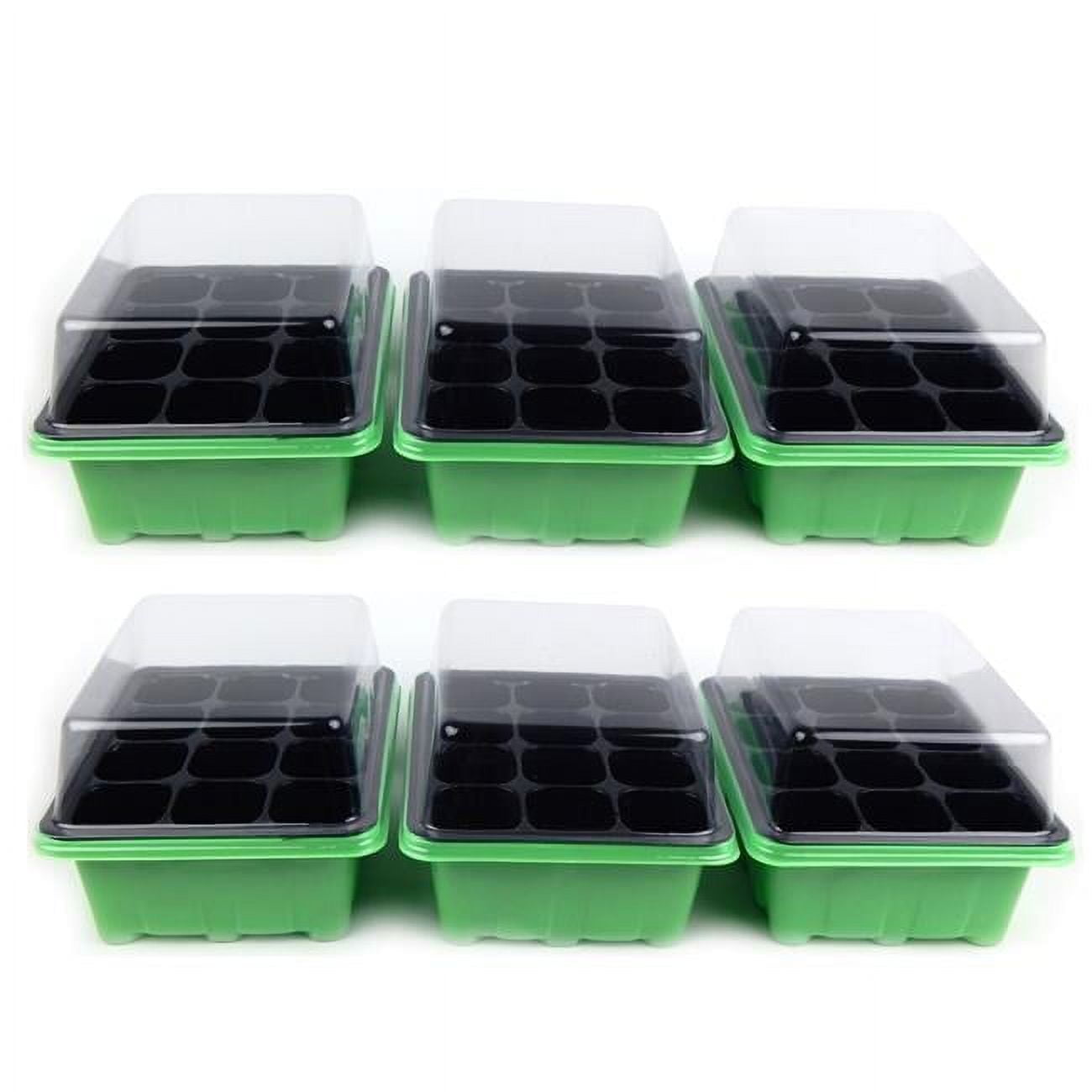Wilmer Worm FL220GT6 Germination Tray and Dome 12 Plant (6 Pack)