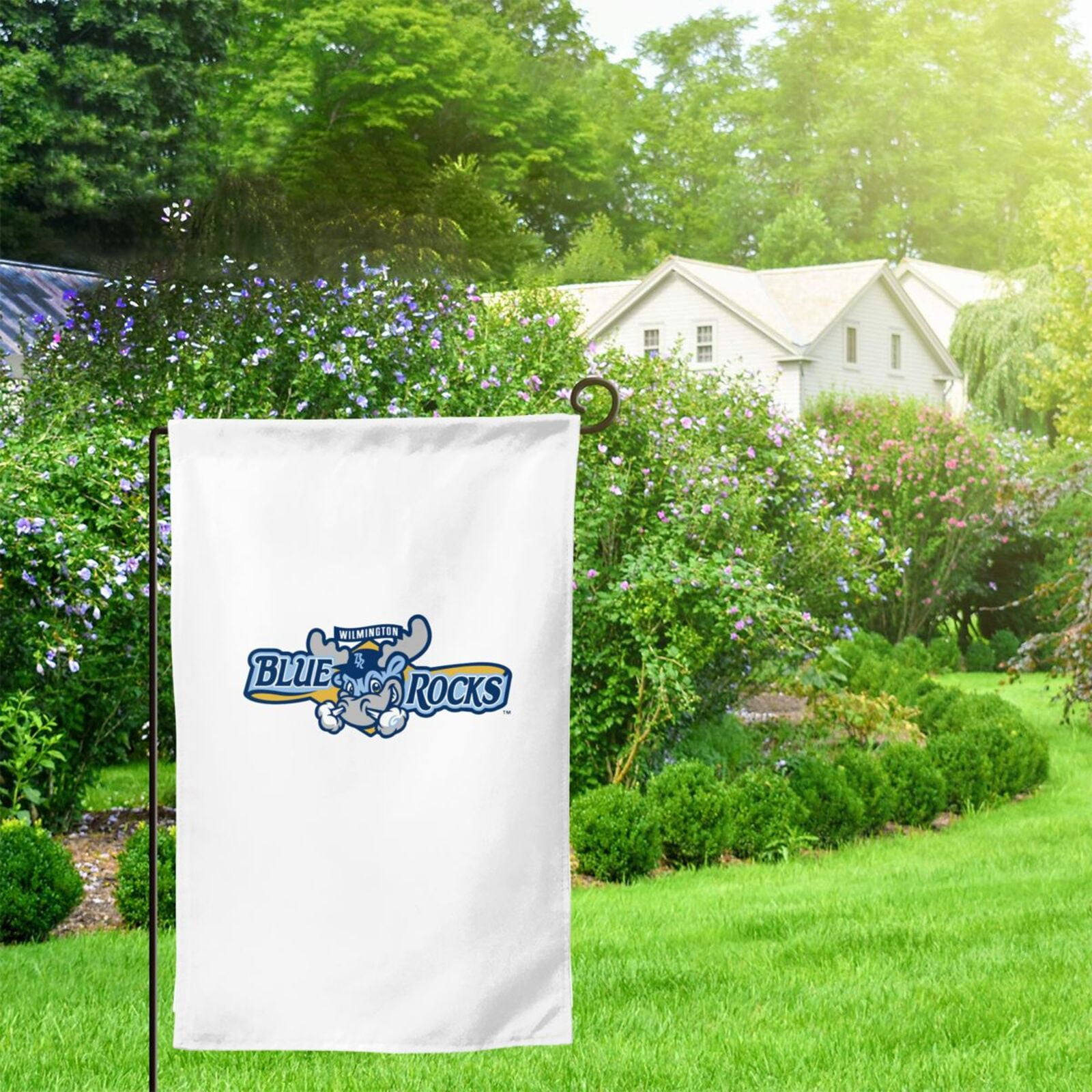 Wilmington Blue Rocks Garden Flag - Double Sided Banners For Outdoor ...