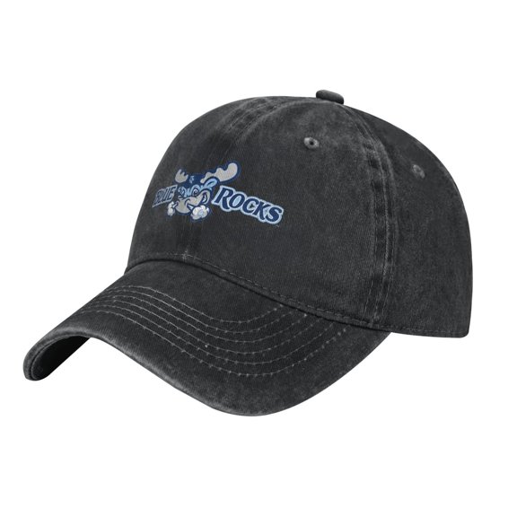 Wilmington Blue Rocks Hat Adjustable Baseball Cap Cotton Cowboy Hat, Fashionable For Man Woman