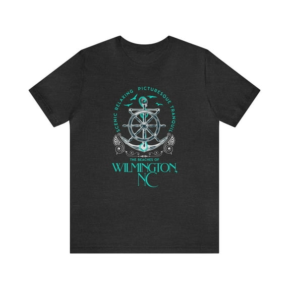 Wilmington NC Beaches: Wrightsville, Carolina, Kure, Fort Fisher Unisex Tee
