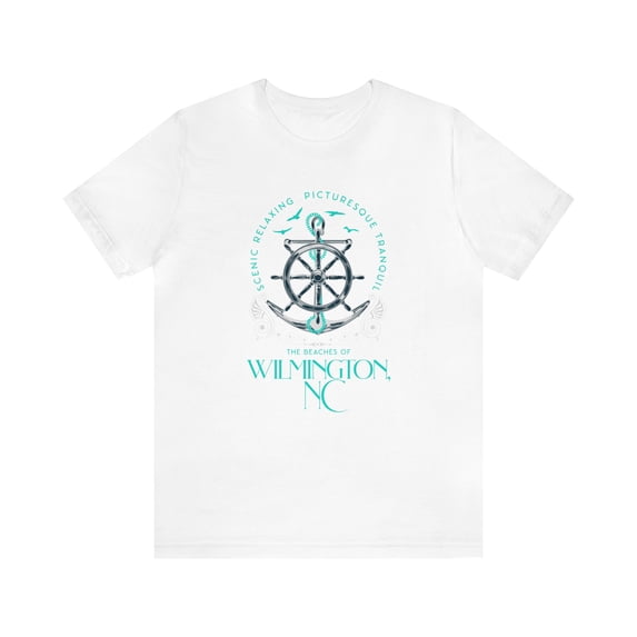 Wilmington NC Beaches: Wrightsville, Carolina, Kure, Fort Fisher Unisex Tee