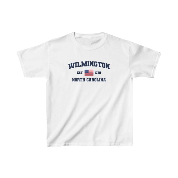 Wilmington North Carolina Kids Shirt Gifts Youth Tee Tshirt