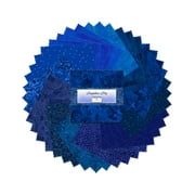 Wilmington Prints Essential Gems Sapphire Sky 5 Inch Charms 42 pcs