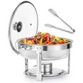 thumbnail image 1 of Wilprep 6 Quart Chafing Dish Buffet Set Stainless Steel Round Chafing Dish Set, 1 of 8